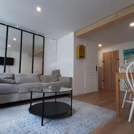 Cosy A Biarritz, Proche Des Halles Et Plages, Ideal Pour 2 Avec Wifi Inclus - Fr-1-239-853 Apartman *